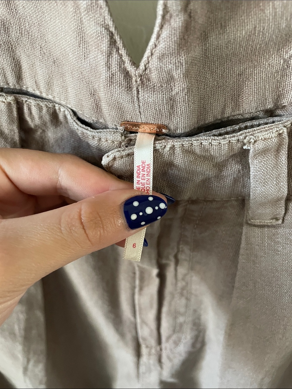 NWT FREE PEOPLE Lotta Love Linen Trousers! - Picture 3 of 4